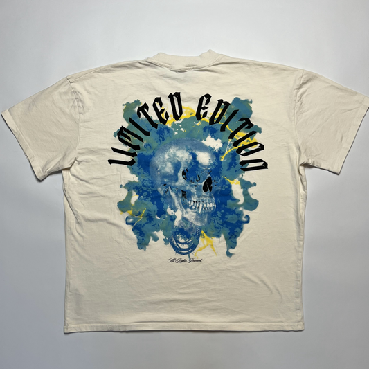 BooHoo Limited Edition Creme T-Shirt XL - Cats on Stacks VNTG
