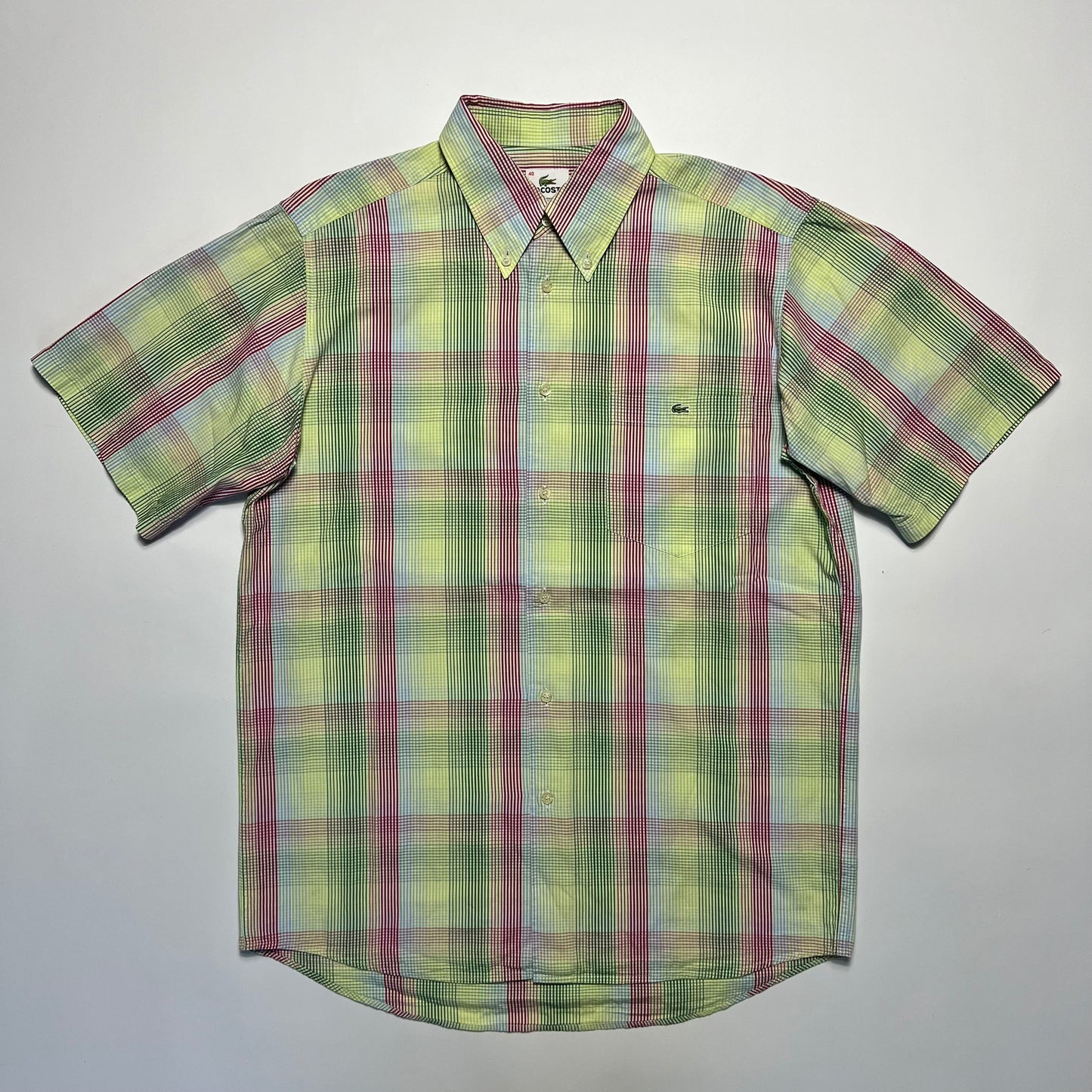 Vintage Lacoste Karo Hemd S - Cats on Stacks VNTG