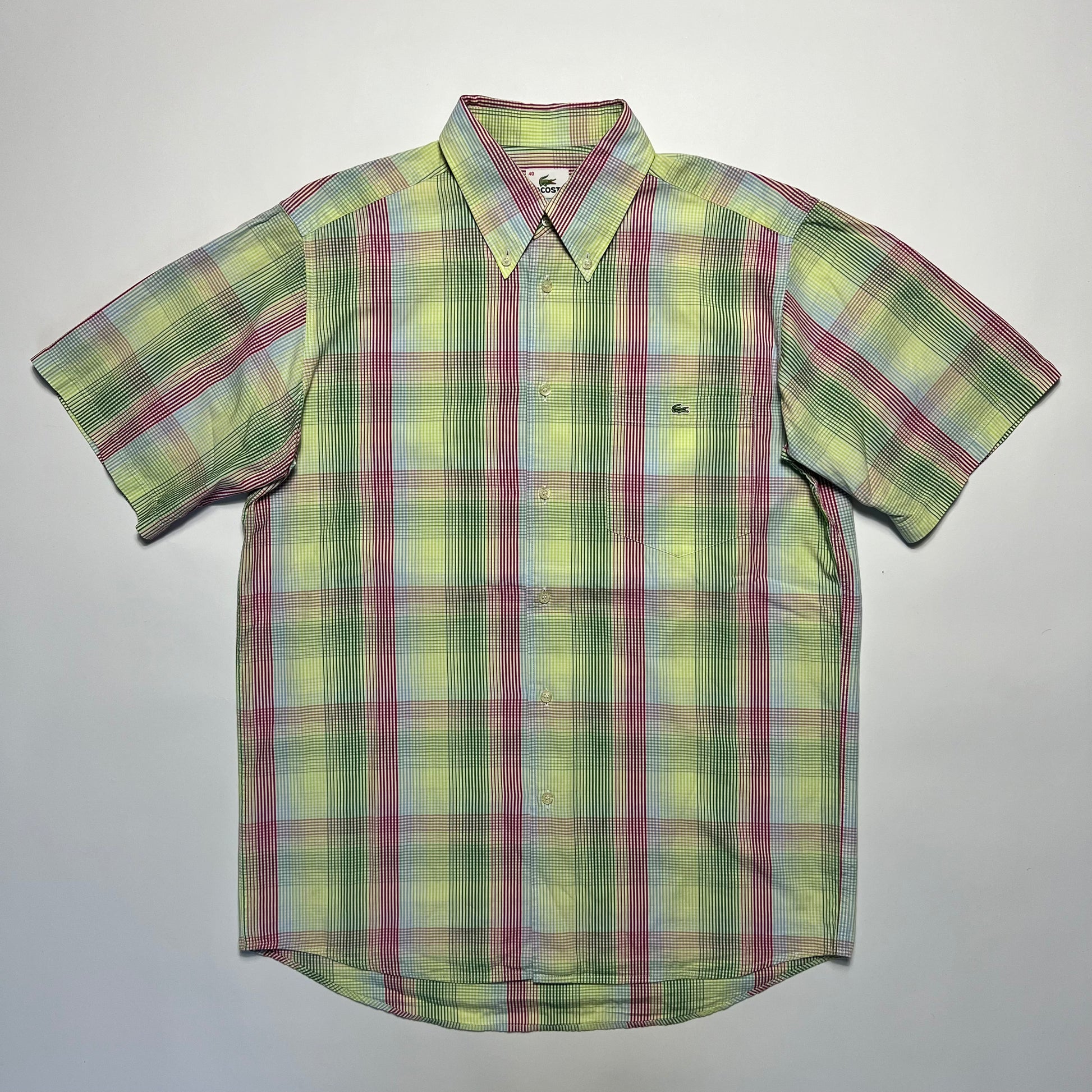 Vintage Lacoste Karo Hemd S - Cats on Stacks VNTG