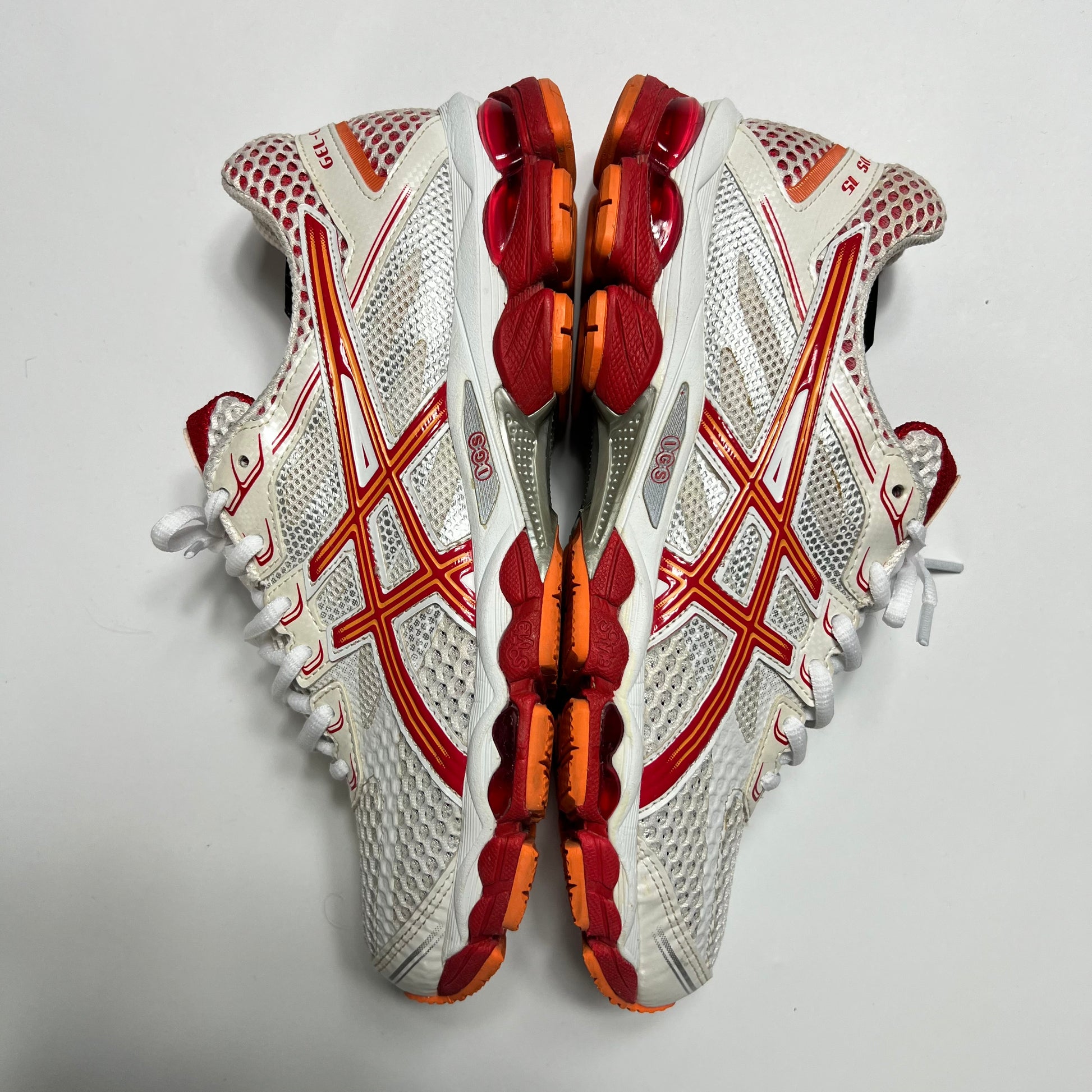 Y2K Asics Gel Cumulus 15 Blood Orange 41 / T3C5N Vintage Style - Cats on Stacks VNTG