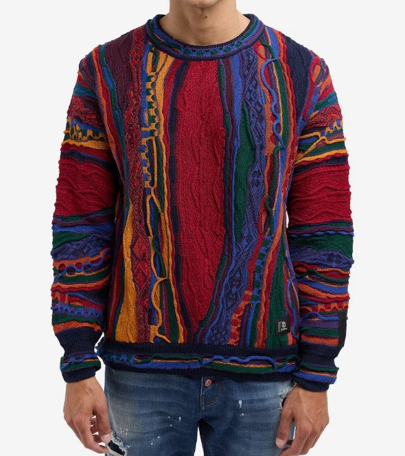Carlo Colucci 'De Prezzo' Crewneck Strickpullover bunt M / L