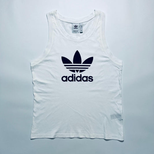Adidas Big Trefoil Tanktop Shirt S / M - Cats on Stacks VNTG