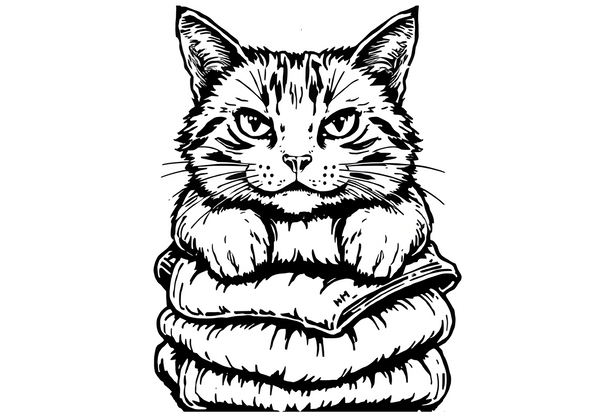 Cats on Stacks VNTG